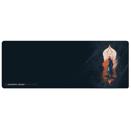image Assassin's Creed Mirage - Tapis de souris XL - Bleu Logo Silhouette