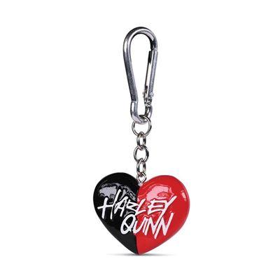 image Dc Comics - Porte Clé 3D- Harley Quinn CŒUR
