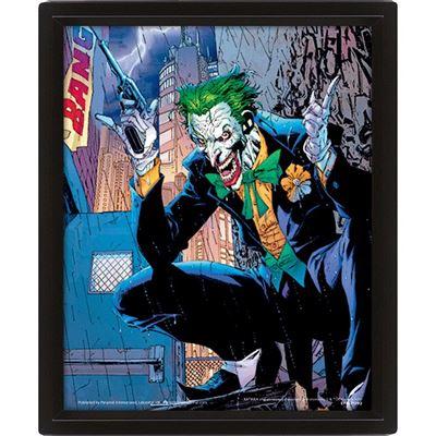 image Dc Comics - Poster 3d lenticulaire- Joker Bang (26x20cm)
