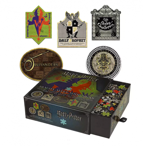 image Harry Potter - Les enseignes du Chemin de Traverse - 5 Puzzles (200pcs)