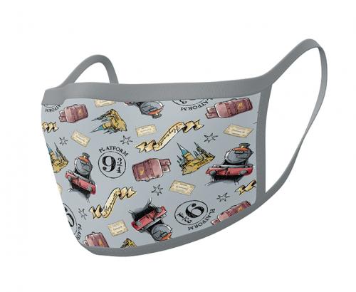 image Harry Potter- Masques ajustable- Hogwarts Express- Lot de 2