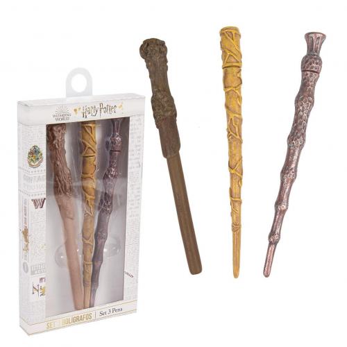 image Harry Potter - pack de 3 Baguette stylos - Harry Potter