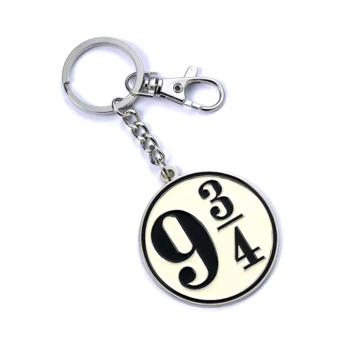 image Harry Potter - Porte-clé Plaqué argent - Quai 9 3/4