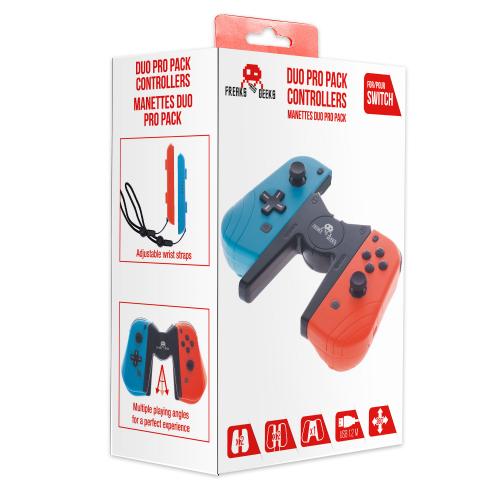 image Manettes Duo Pro Pack type Joy-Con – Blue/Red