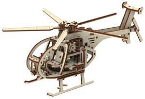 image Mecanisme 3D bois - Hélicoptère (173 pcs)