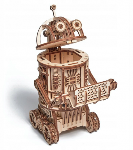 image Mécanisme 3D en bois - Robot spatial électrique (avec détecteur de mouvement) - 30