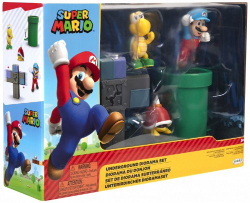 image Nintendo - Super Mario Diorama du monde souterrain - 5 figurines  6 cm