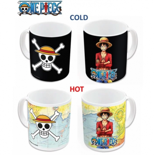 image One Piece - Mug Thermo-réactif (heat change) 325 ml- Luffy