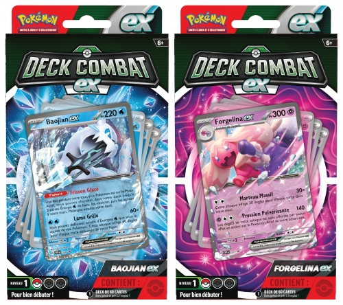 image Pokémon JCC -  Deck Combat Baojian-ex ou Forgelina-ex (1x deck aléatoire)