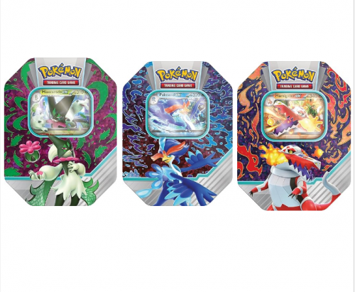 image Pokémon JCC - Pokébox Partenaires de Paldea Miascarade ex Flâmigator ex et Palmava