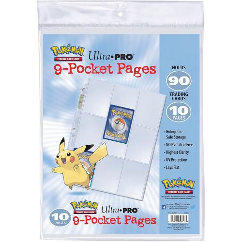 image Pokémon - Lot de 10 Fuilles pour Portfolio (classeur) - 9 c