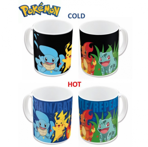 image Pokémon - Mug Thermo-réactif (heat change) 325 ml- Bataille