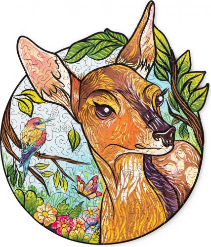 image Puzzle en bois - Charmant petit cerf - 135pcs