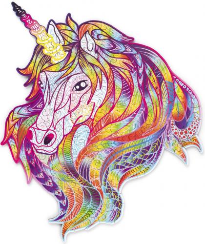image Puzzle en bois - Licorne scintillante - 176 pcs