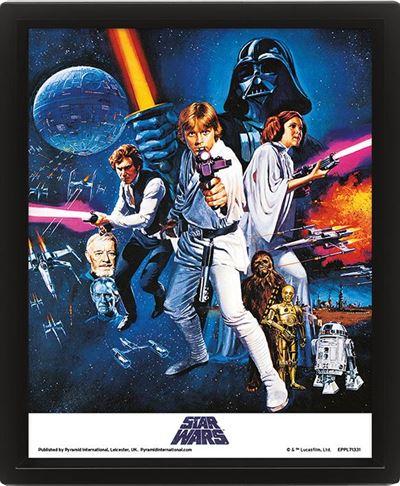 image Star Wars - Poster 3d lenticulaire- New hope on Sheet