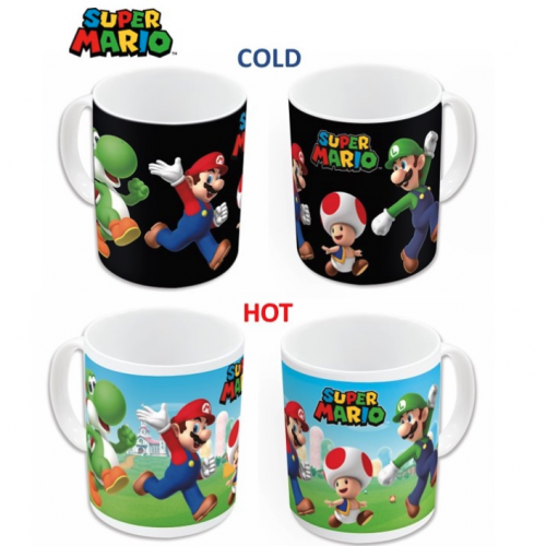 image Super Mario - Mug Thermo-réactif (heat change) 325 ml- Team