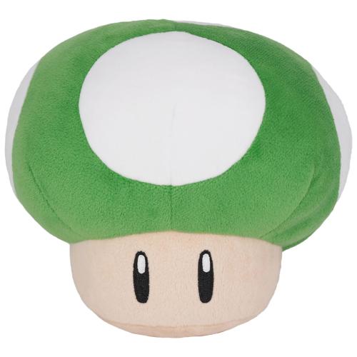 image Super Mario - Peluche Champignon 1Up - 16cm (Nintendo Togetherplus)