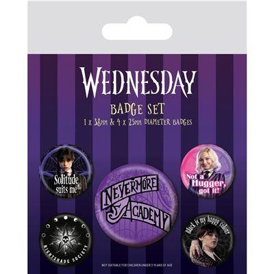 image Mercredi - Pack Pins - Nevermore x 5