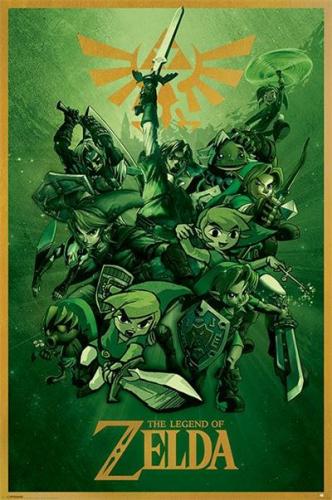 image Zelda- Maxi Poster The legend of Zelda - Link (61cm x 91.5cm