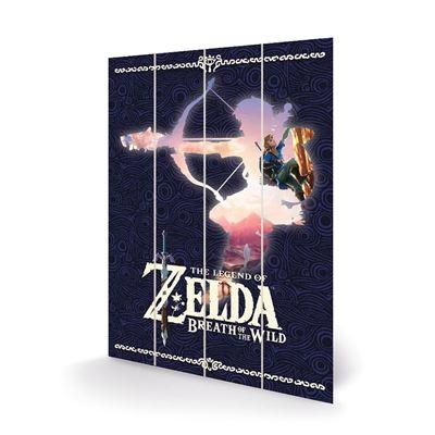 image Zelda- Tableaux en bois- Silhouette - (40x59)