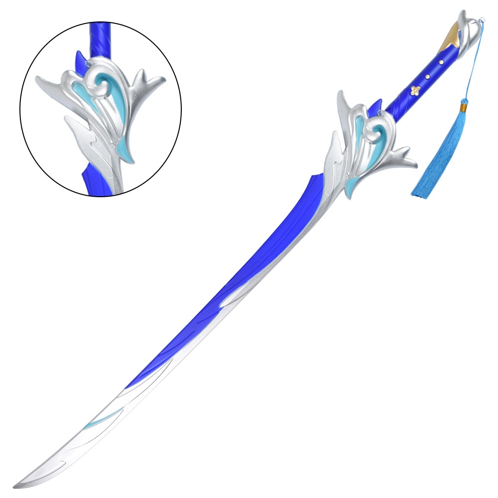 image principale pour Épée Ornementale en Mousse– inspirée de Haran Geppaku Futsu (Genshin Impact)
