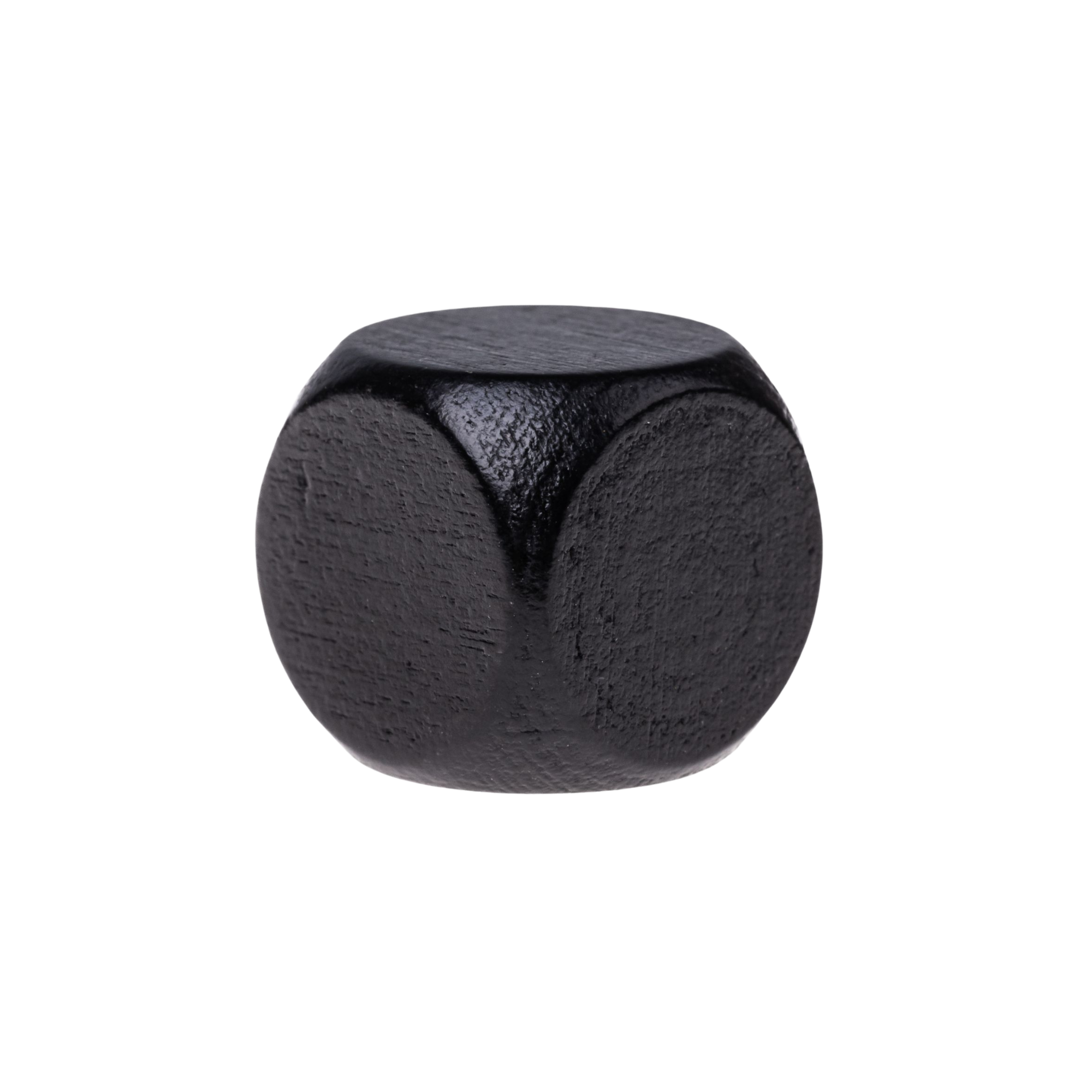 image principale pour Dé neutre en bois- 16mm- Noir