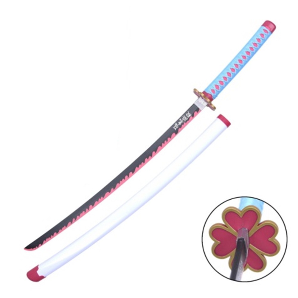 image principale pour Katana en bambou - Inspiré du katana de Mitsuri Kanroji (Demon Slayer)