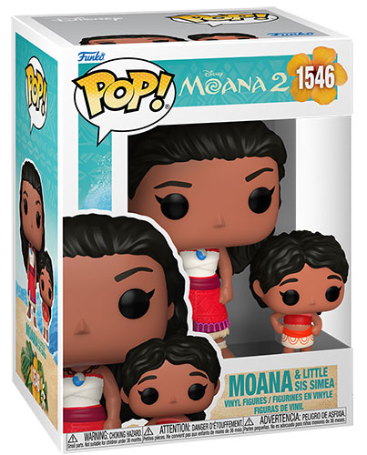 image principale pour Disney - Funko POP N° 1546 Vaiana 2 - Vaiana et Simea