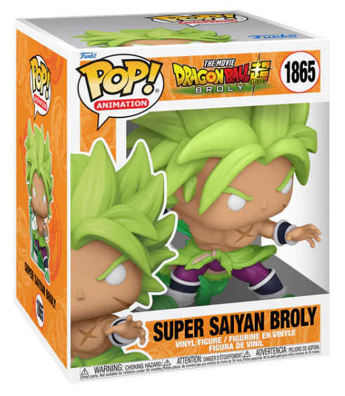 image principale pour Dragon Ball Super - Super Funko POP 1865 - Broly Super Saiyan - 15 cm 