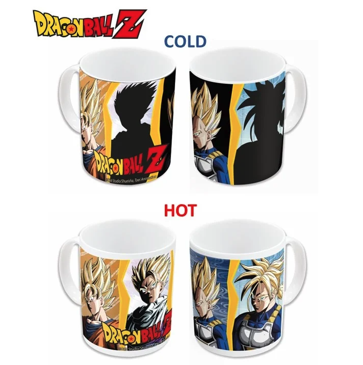 image principale pour Dragon Ball Z - Mug Thermo-réactif (heat change) 325 ml- Vegeta & Goku