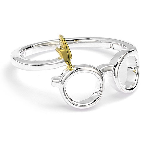 image principale pour Harry Potter- Bague- Éclair et lunettes - Argent 925ème