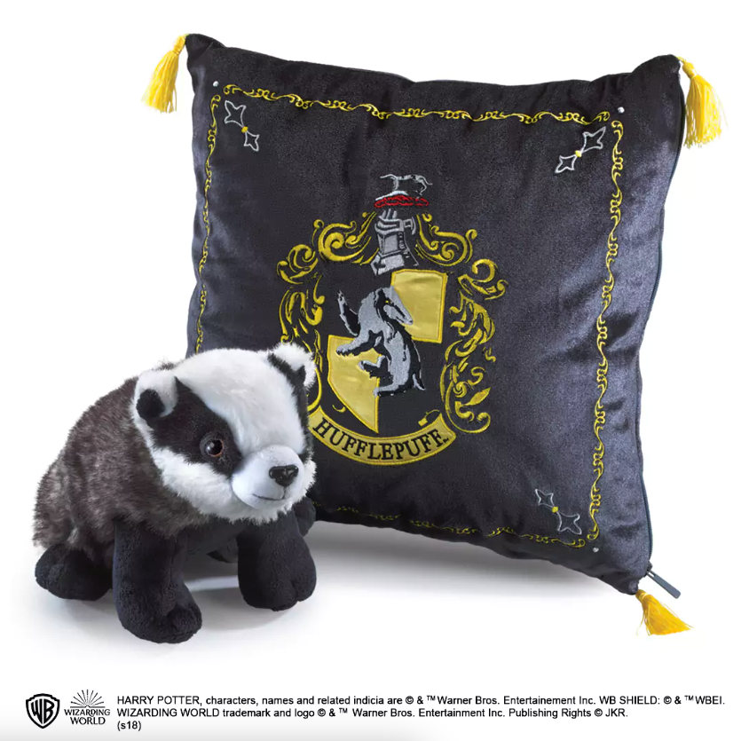image principale pour Harry Potter - Coussin et Peluche (blaireau) - Poufsouffle
