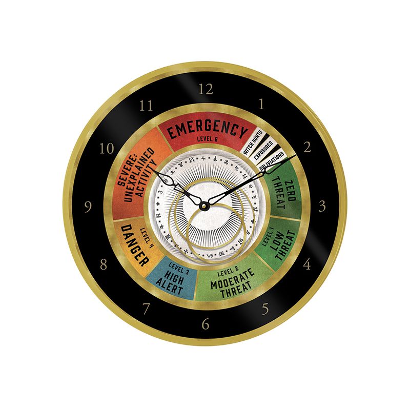 image principale pour Animaux fantastiques- Horloge- Wizarding World (EMERGENCY CLOCK)- 25cm