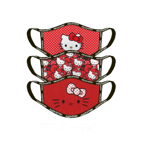 image principale pour Hello Kitty - Lot de 3 masques (taille enfant)