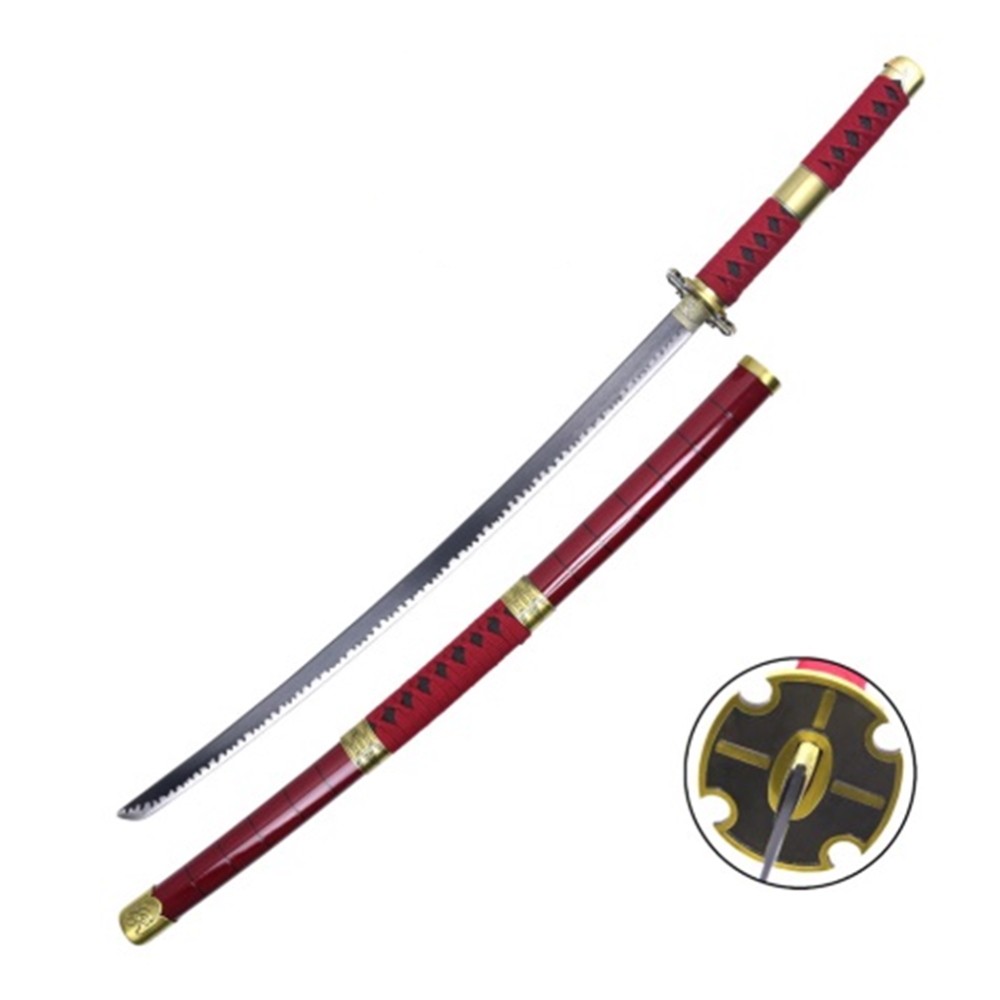 image principale pour Katana en bambou - Inspirée de Roronoa Zoro SANDAI KITETSU (One Piece)