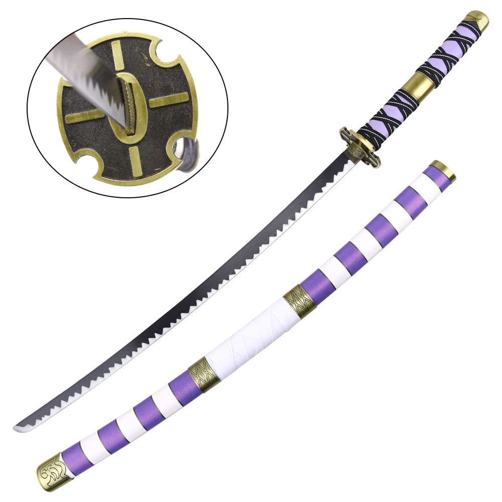 image principale pour Katana Ornementale - Inspiré du katana Nidai Kitetsu de Monkey d. Luffy