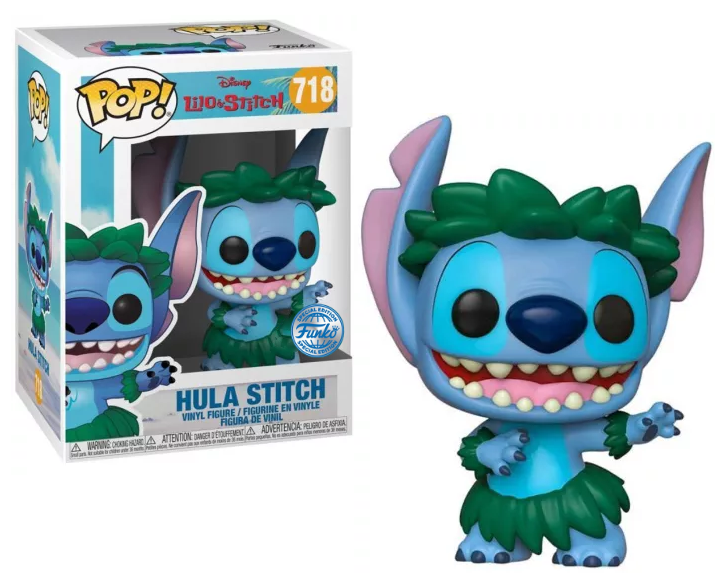 image principale pour Lilo&Stitch - Funko Pop 718 - Hula Stitch Especial Edition