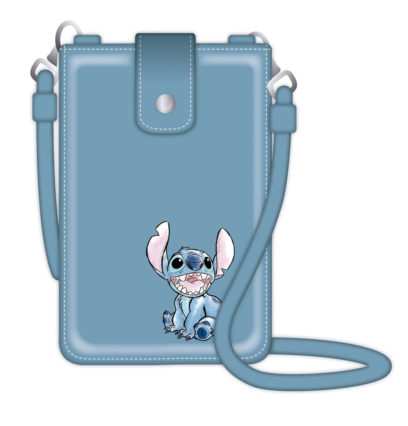 image principale pour Lilo&Stitch – Sacoche Bandoulière pour Téléphone – Stitch 11 x 16 x 3,5 cm