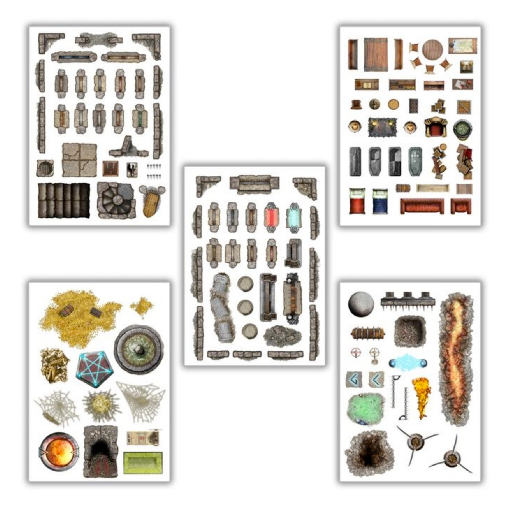 image principale pour Livre plateau de jeu : décorations additionnelles (fantasy)