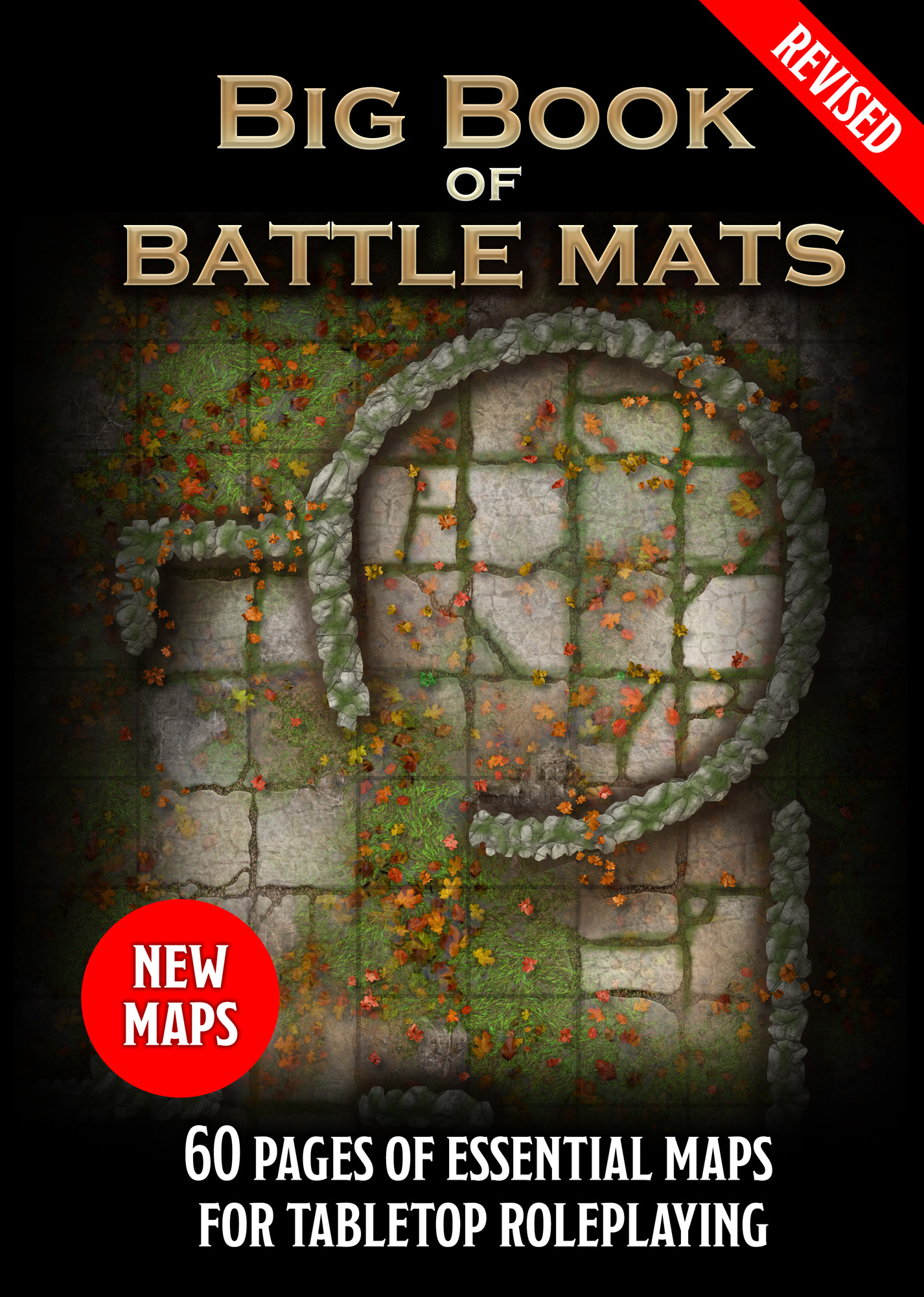 image principale pour Livre plateau de jeu : Revised Big Book of Battle Mats (A4)