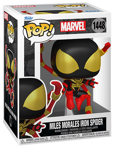 image principale pour Marvel -Funko Pop 1448 Miles Morales - Iron avec Chase