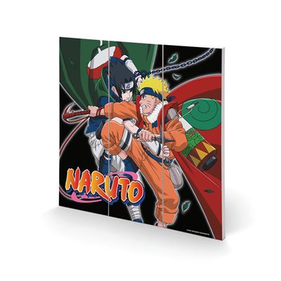 image principale pour Naruto - Tableau en bois- Training (30x30cm)