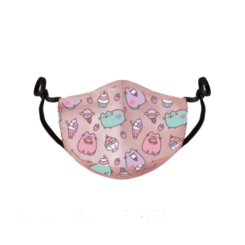 image principale pour Pusheen - Masque à l'unité ajustable Adulte - Rose avec motif
