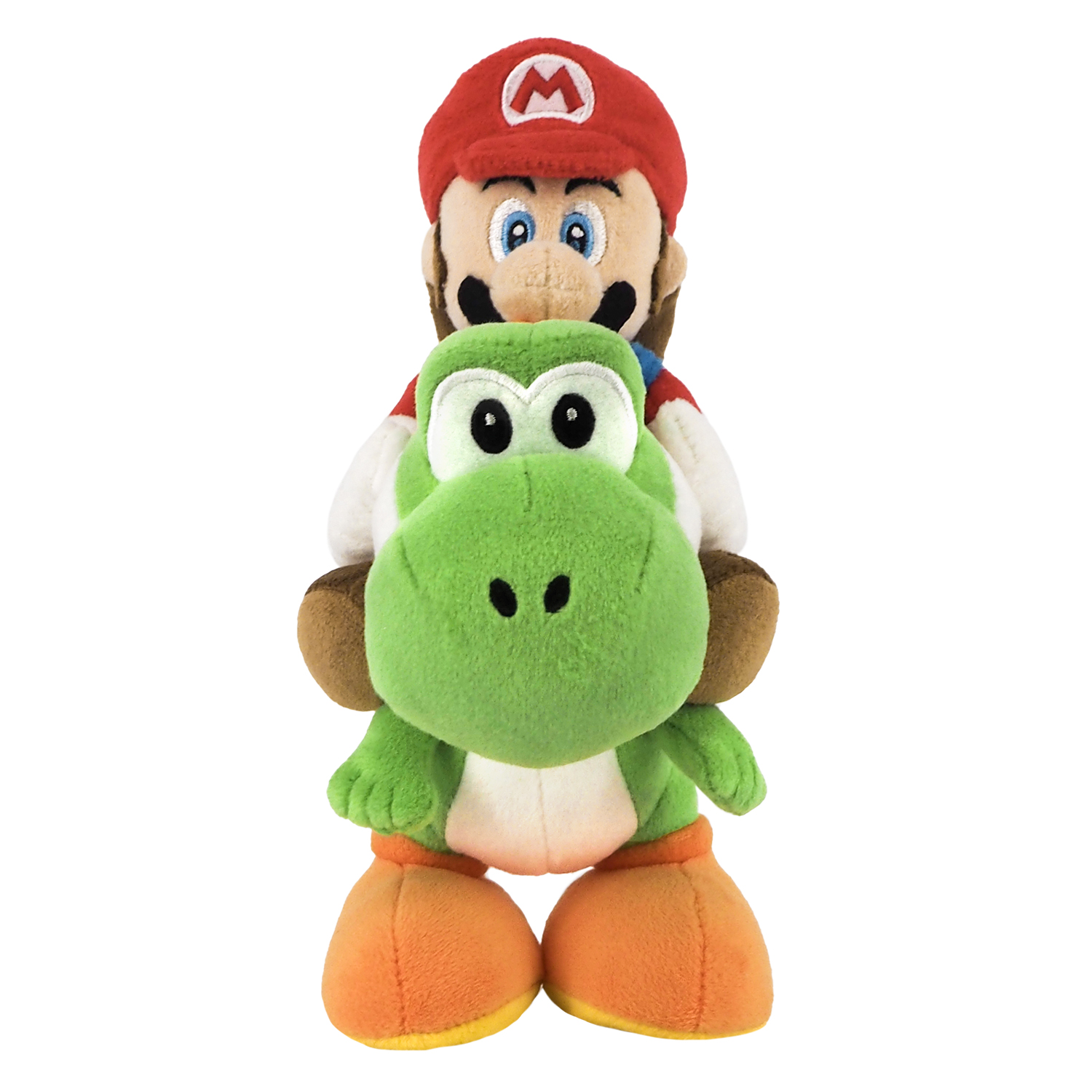 image principale pour Super Mario - Peluche Mario et Yoshi  21cm (Nintendo Togetherplus)