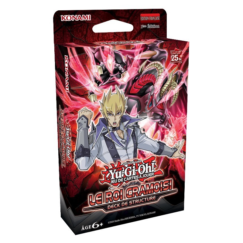 image principale pour Yu-Gi-Oh! JCC - Display de Deck Structure Le Roi Cramoisi x8 FR