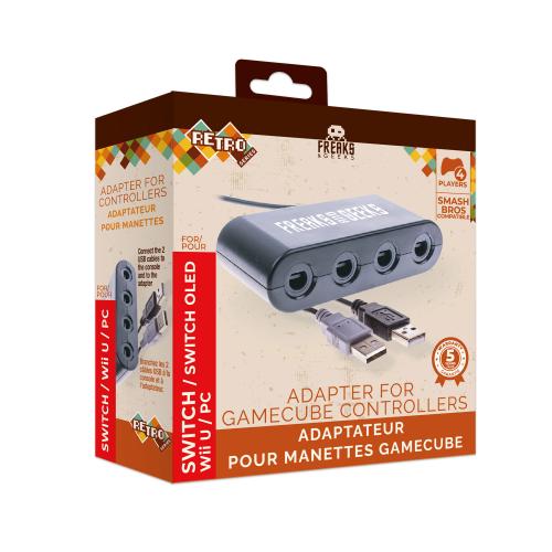 Adaptateur 4 Manettes Game Cube sur SWITCH et Wii U