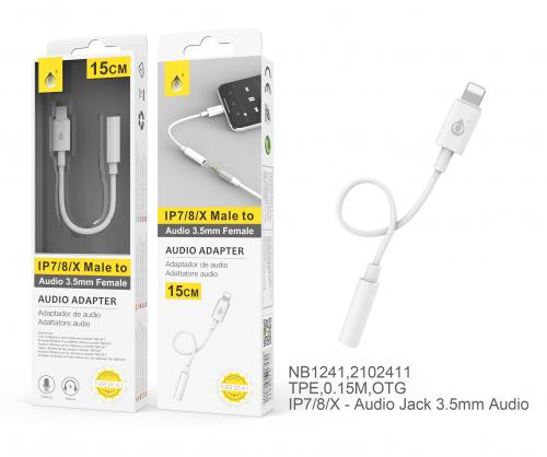 Adaptateur Jack Lightning Iphone pour Casque - 3,5mm