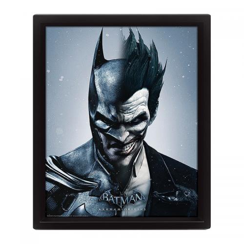 image DC comics- Poster 3d lenticulaire- Batman/Joker Arkham Origins (20x25cm)