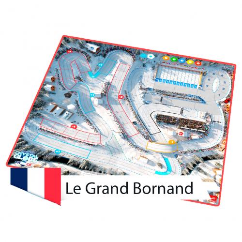 BIATHLON CRYSTAL GLOBE Double-pistes 3D Le Grand-Bornand FR