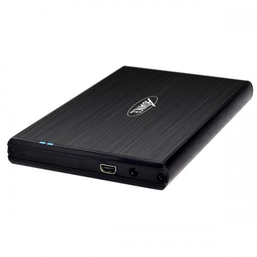 Boitier HDD 2.5 SATA Steeldisk USB 3.0 - 9,5 mm - Noir(juste boitier)